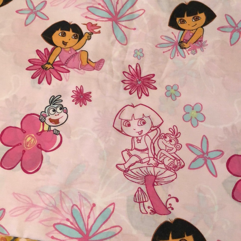 ✨Rare✨Dora the explorer flat twin bed sheet